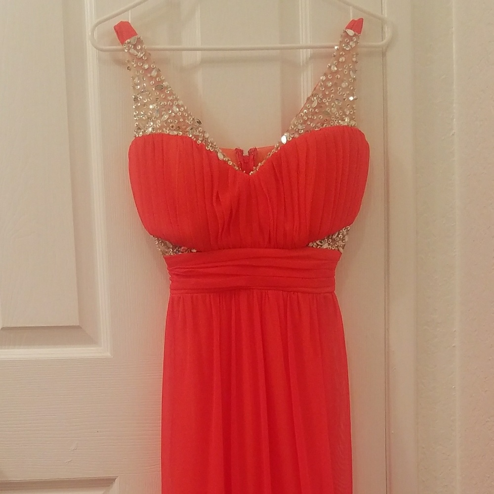 (Coral/pink) Prom/Formal/Long Dress